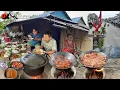 Download Lagu Helping to KD Vai Mother For Cooking Pork Meat Spicy Chicken and Rice at House Khorshane to Bagjhoda