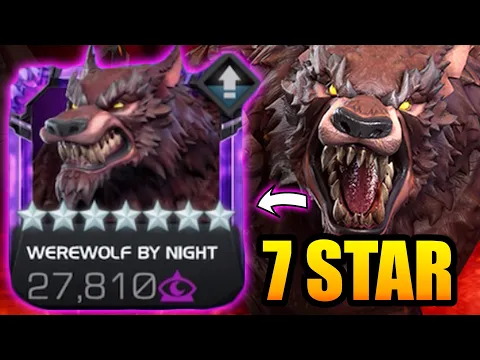 Download MP3 7 Star Werewolf By Night Gameplay - GOOD POTENTIAL, BUT HE NEEDS MORE! - Marvel Contest of Champions