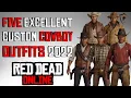 Five Great Looking Custom Cowboy Outfits in Red Dead Online 2022