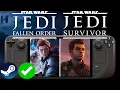 Star Wars Jedi Fallen Order Jedi Survivor Steam Deck Handheld Performance Tested