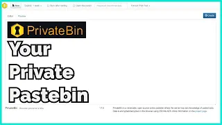 Share Anonymously with Anyone Using PrivateBin
