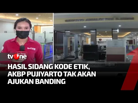 AKBP Pujiyarto Terima Putusan Sidang Etik Polri dan Tidak Ajukan Banding