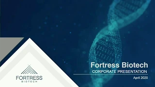 Fortress Biotech Inc NASDAQ FBIO Webcast SNN Network