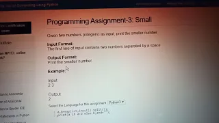 Programming assignment 3 The joy of computing using python 2020