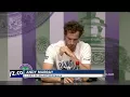 Male player Andy Murray corrects reporter at Wimbledon