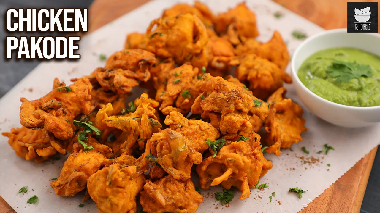 Chicken Pakoda Recipe   How to Make Chicken Pakoda Recipe   Best Indian Snack Recipe   Get Curried