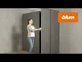 REVEGO uno - Pocket system for single door applications Blum