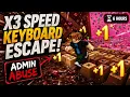 X3 Speed Keyboard Escape Candy Chocolate Obby ADMIN ABUSE Roblox