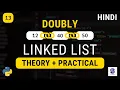Doubly linked List in Hindi Python Data Structure cstechtube