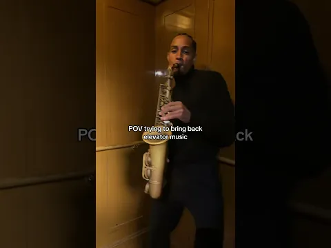 My elevator music era 🛗🎷🤍
