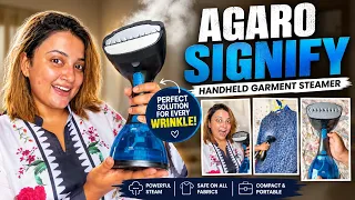 No More Wrinkles! 😍 | AGARO Handheld Garment Steamer Review