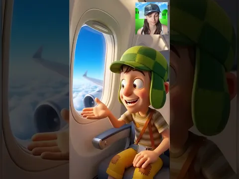 Quico intenta ESCAPAR de un avión y sale mal 😱✈️