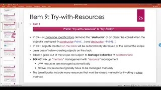 Effective Java in depth -