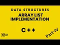 Array List Implementation in C