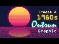 Photoshop How to Create a 1980s Retro OUTRUN Graphic from Scratch