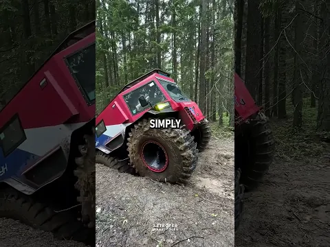 This Siberian Vehicle Floats on Tires 😮