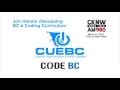 Jon Hamlin discusses BC s Coding Curriculum