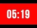 5 Minute 19 Second Timer With Alarm Without Music
