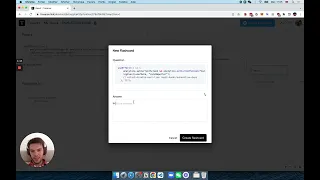 Creating flashcards with code to learn programming