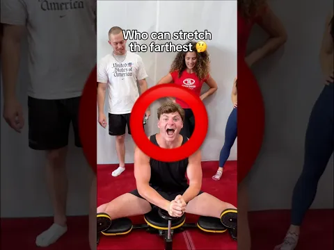 Male vs Female flexibility contest 🤯#gymnastics #olympics #sports #gymnast #olympic
