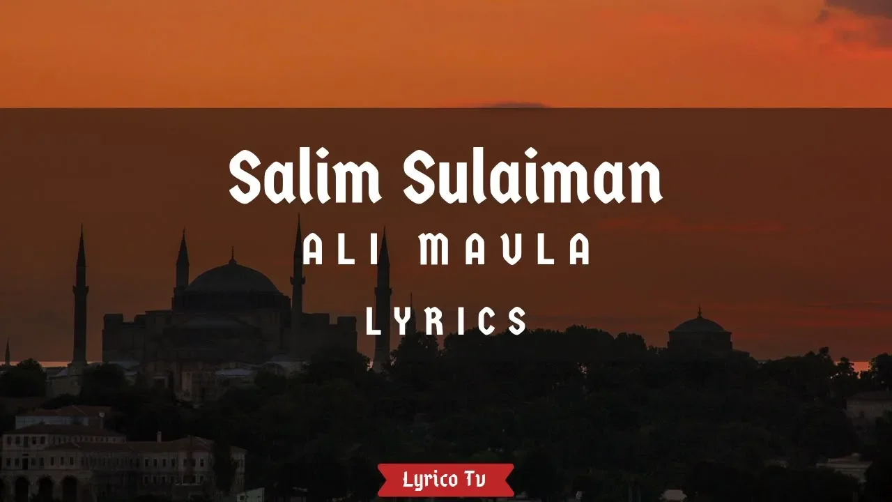 Ali Maula - Kurbaan - (Lyrics) 🎶 - Lyrico TV Asia