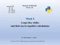 WEEK 5 - Python for beginners