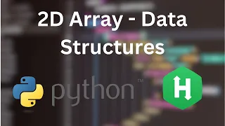 2D Array-DS Arrays Hackerrank Solution Python