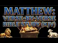 KJV Matthew Ch 5 verse by verse Bible Study
