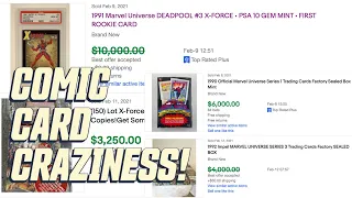 Comic Card Craziness Plus X-Force and the insane prices for Deadpool cards Kid Colt Dr Doom