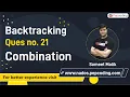 Combinations in JAVA Recursive Recursion Interview Problems Backtracking