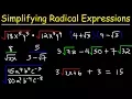 Simplifying Radical Expressions - Practice Problems