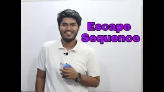 2 Escape Sequence - JAVA Code