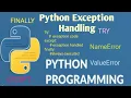 Python try except finally Tutorial for Beginners Python Tutorial for Beginners