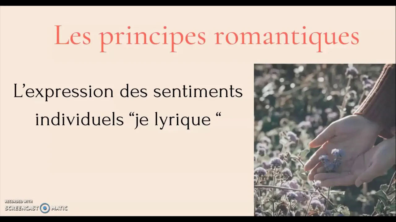 Exposé Poésie du XIXe siècle