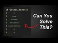 Christmas Tree Python Beginner Practice Question 2