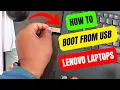 How To Boot From USB On Lenovo Laptops