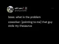 Thesaurus theft