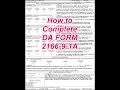 How to Create a NCOER Support Form DA Form 2166-9-1A