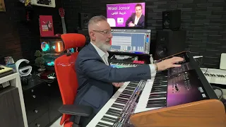                                   وائل جسار   غريبة الناس عزف اورغ لايف  وائل جسار دندنها