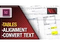 Adobe InDesign - Creating Tables Tutorial by VOXLAB