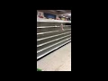 FIRST DAYS OF CORONAVIRUS PANIC BUYING EMPTY SHELVES SAINT MARYS GA WALMART SUPERCENTER