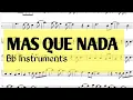 Download Lagu Mas Que Nada Bb Instruments Sheet Music Backing Track Play Along Partitura