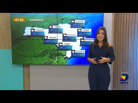 Confira a previsão do tempo para esta quinta-feira em SC