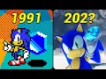 Evolution of Sonic getting the chaos emerald 1991-2023