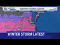 The latest on the weekend winter storm