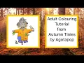 Adult Colouring Tutorial Autumn Tinies Scarecrow by Agotapop
