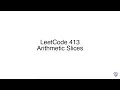 LeetCode 413 Arithmetic Slices