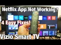 Vizio Smart TV Neflix App Not Working 4 Easy Fixes