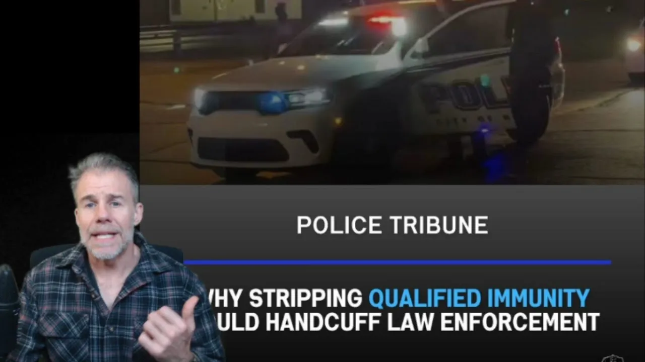 "Don't Take Our QUALIFIED IMMUNITY"  Cops Don't Wanna be "Handcuffed"