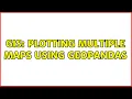 GIS Plotting multiple maps using GeoPandas